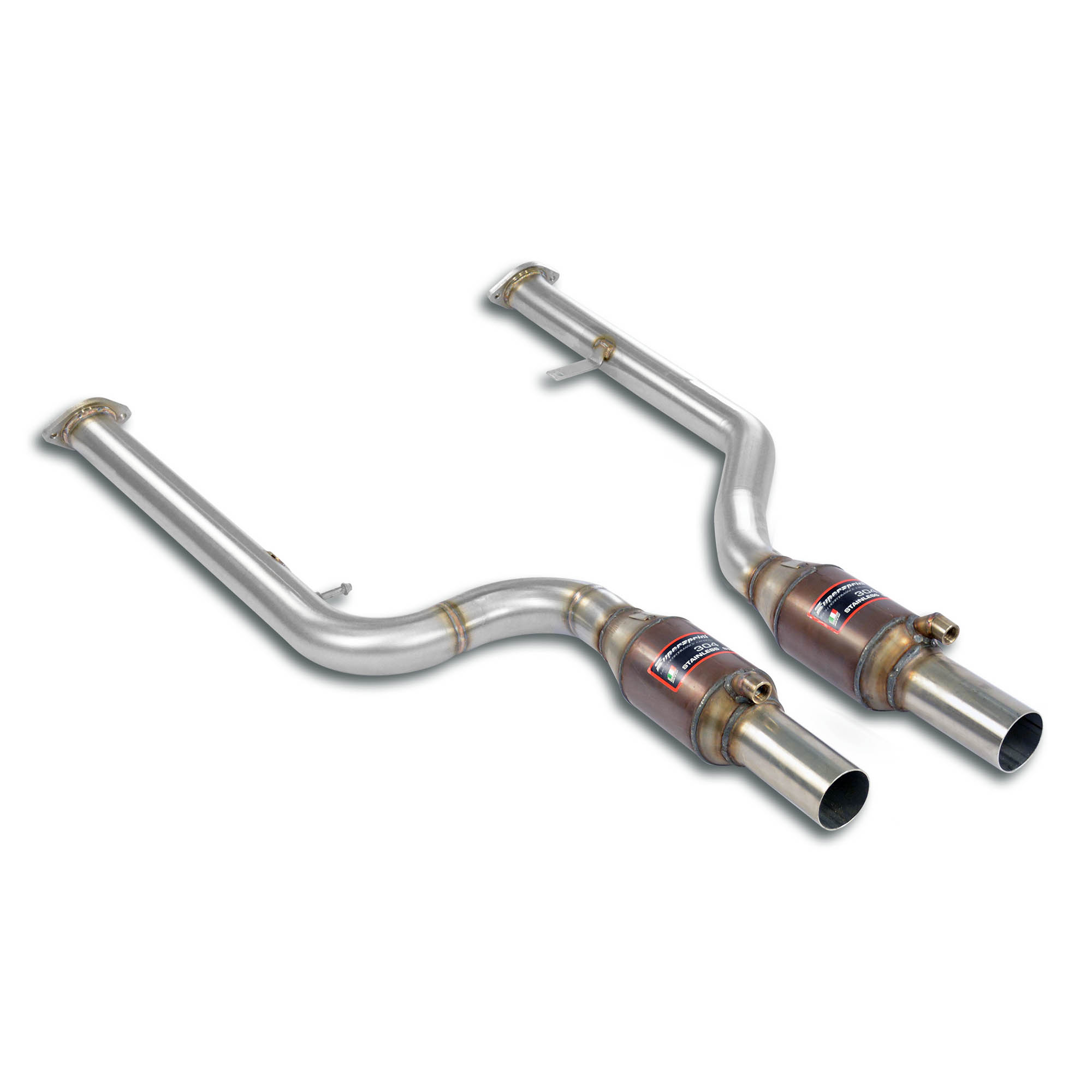 Tube avant avec  Catalyseur métallique